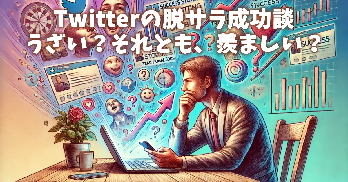 Twitterの脱サラ成功談うざい？それとも、羨ましい？